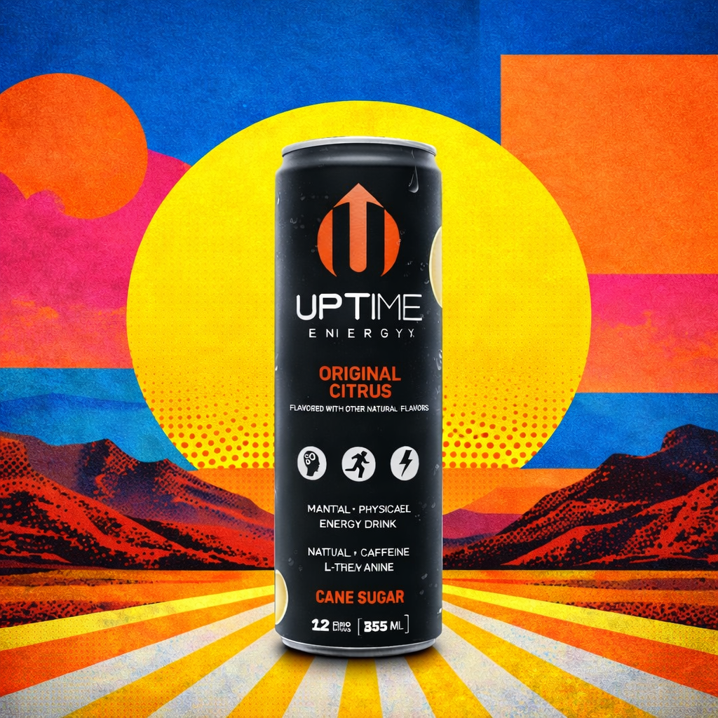 UPTIME Original Citrus pop-art sunrise
